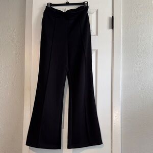 Elegant Black Wide-Leg Women's Pants